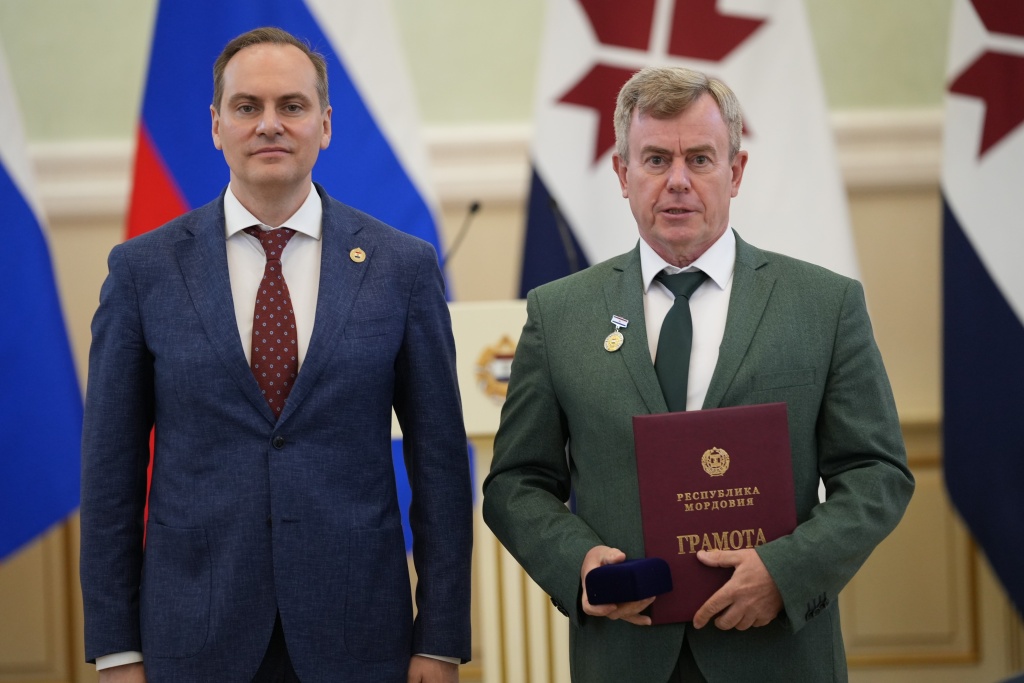  12 июня в Мордовии проведена церемония вручения государственных наград