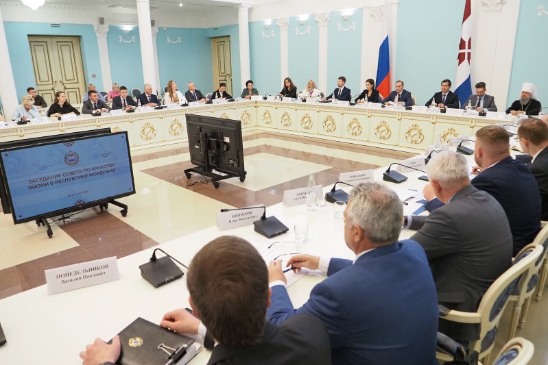 Заместитель Председателя Госсобрания республики Наталья Долматова участвовала в заседании Совета по качеству жизни в Мордовии