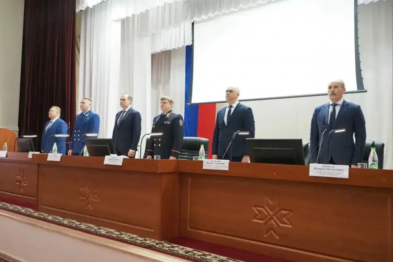  Председатель Госсобрания Мордовии Владимир Чибиркин принял участие в коллегии регионального МВД